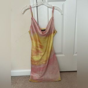 Nasty Gal Multicolored Mini Dress